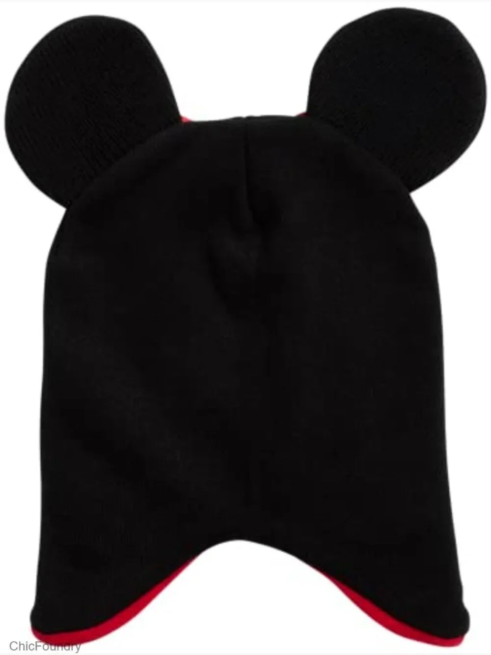 Minnie Mouse 3D Bow Beanie & 2 Pairs Mittens Set Toddler Winter Hat Gloves